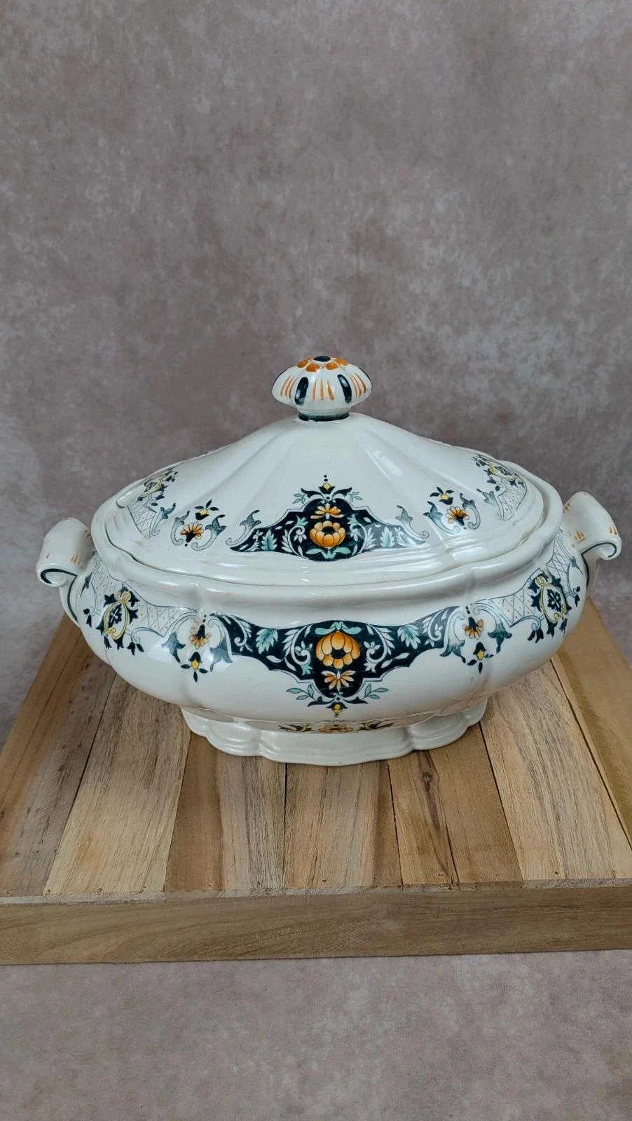 Grande soupière vintage Longchamp – photo 8